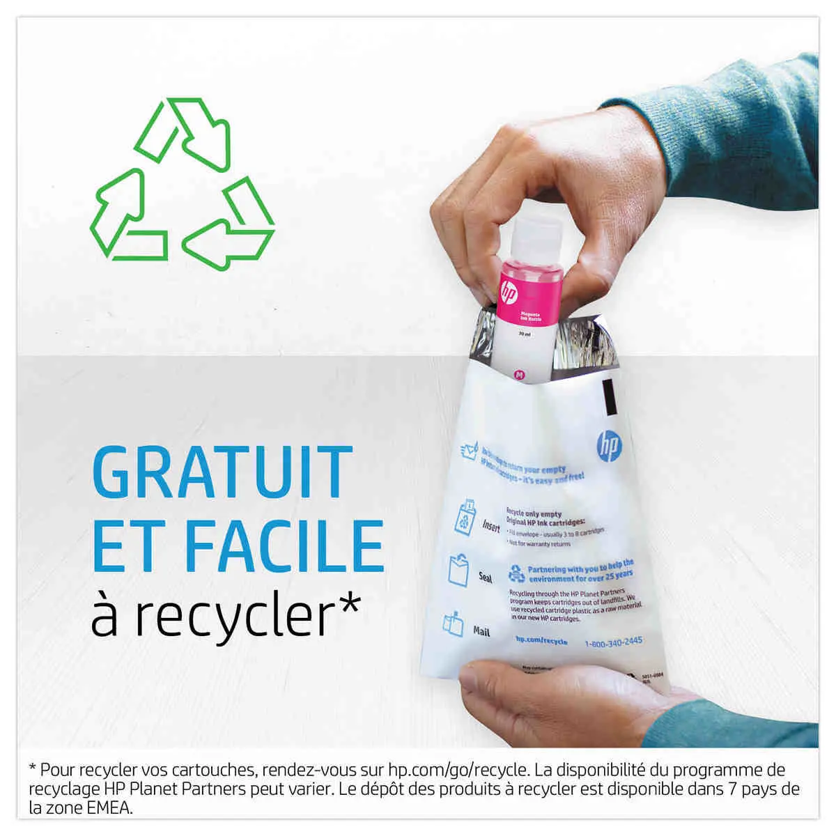 HP 143A W1143A Kit de recharge toner noir photo du produit