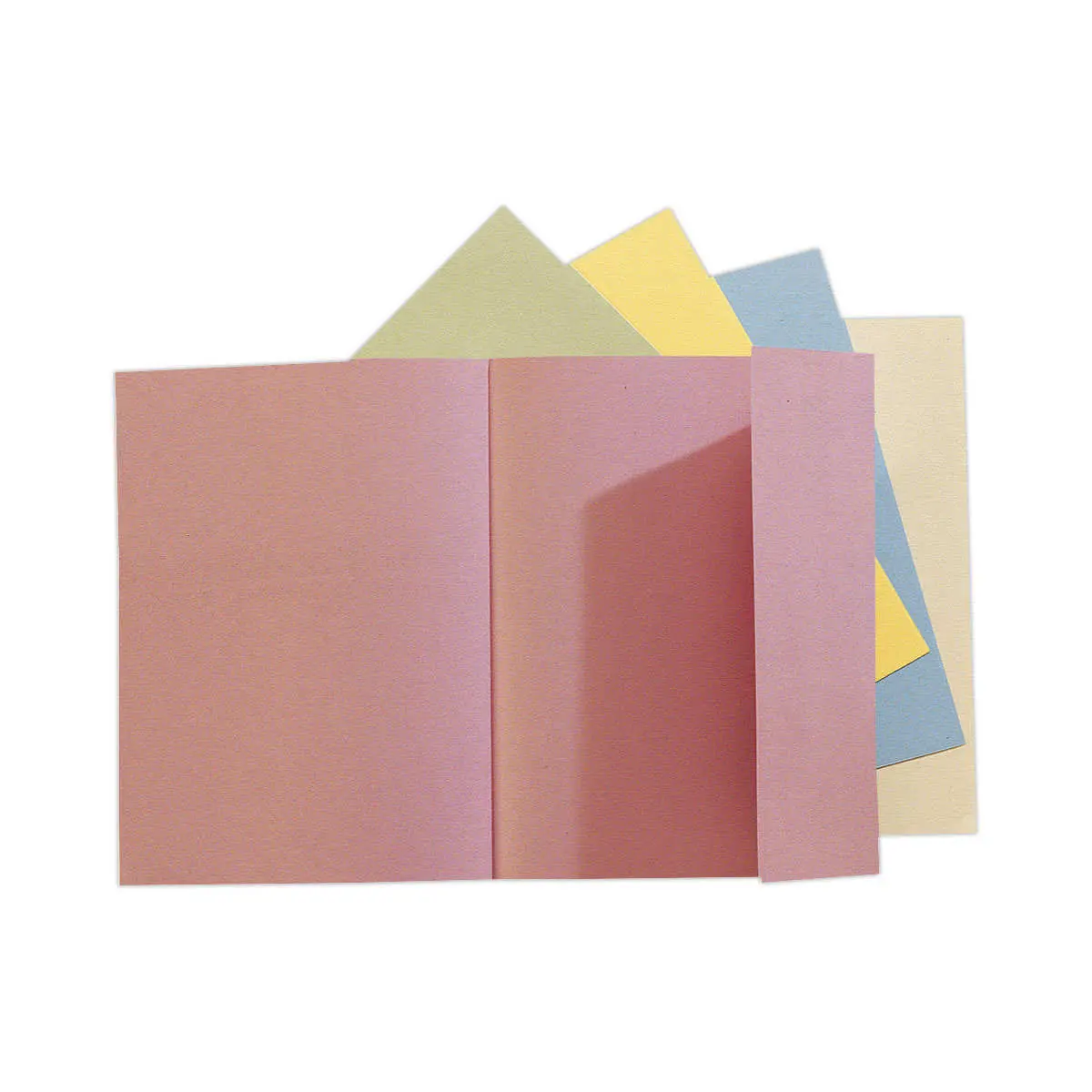 Lot De 5 Chemises à Rabat A5 Oxford Urban – Pastel Doux – Fermeture Bouton-Pression