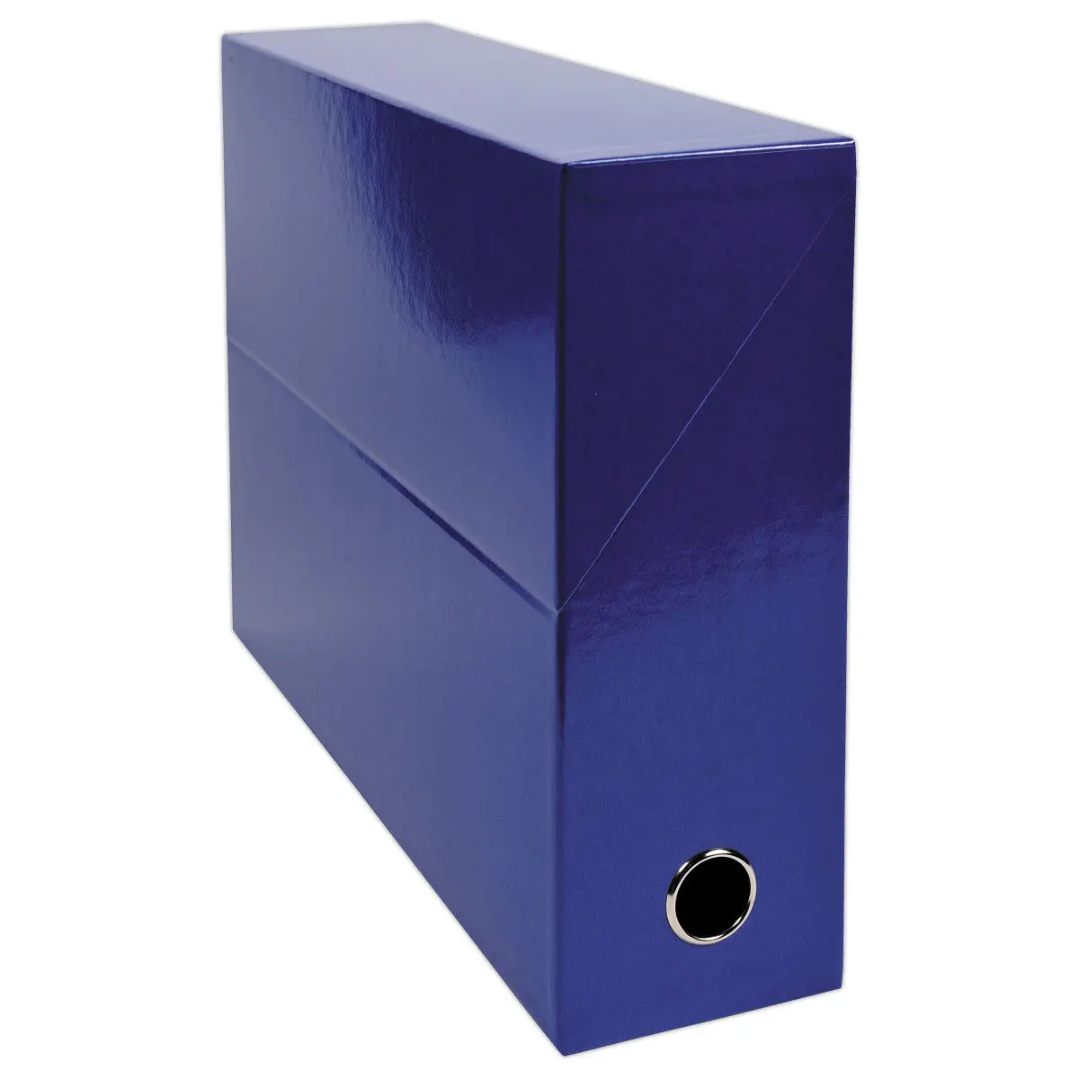 Boîte classement IDERAMA - A4 - dos 9 cm - bleu foncé - Exacompta photo du produit