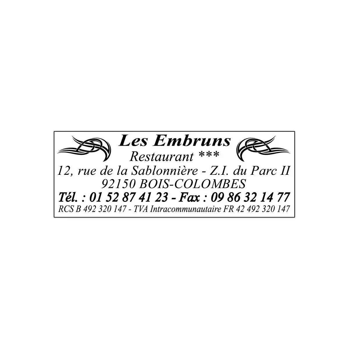 Timbre personnalisable Printy 4915 - Bo&icirc;tier rouge - Encre noire - 70x 25 mm - 7 lignes max. photo du produit