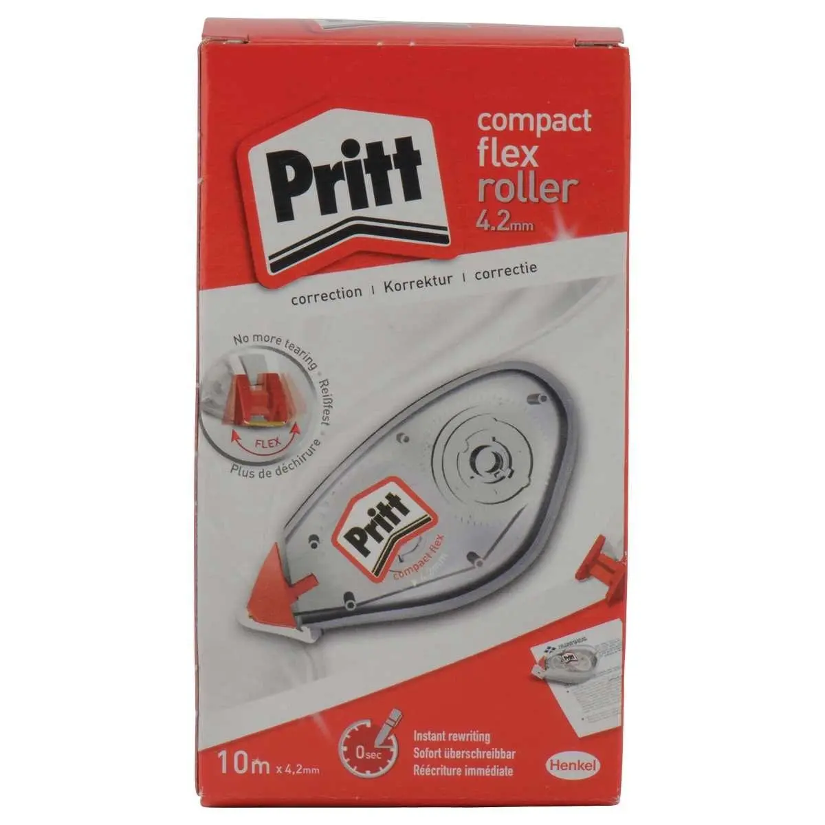 Correcteur à sec frontal Roller compact - 10 m x 4,2 mm - PRITT photo du produit