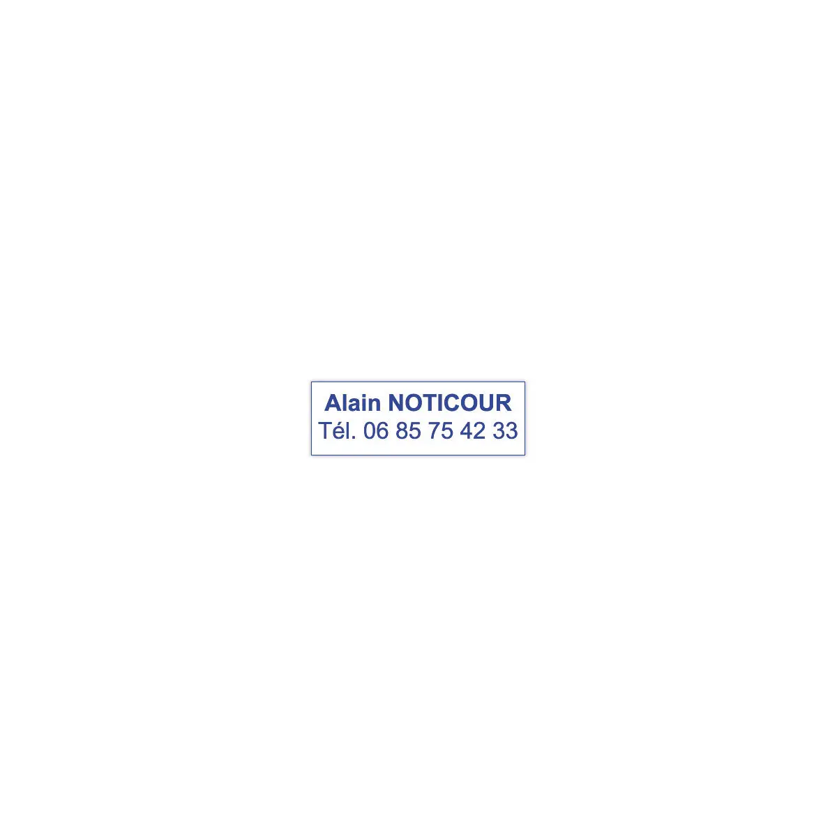 Tampon personnalisable Printy 4910 - Encre bleue - 2 lignes maxi photo du produit
