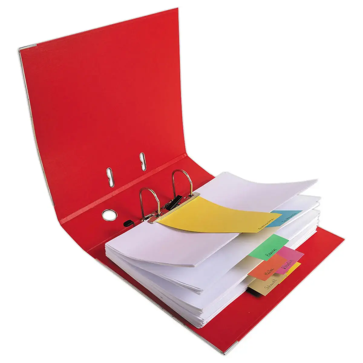 100 Fiches intercalaires trapézoïdales unies perforées Forever - assortis photo du produit