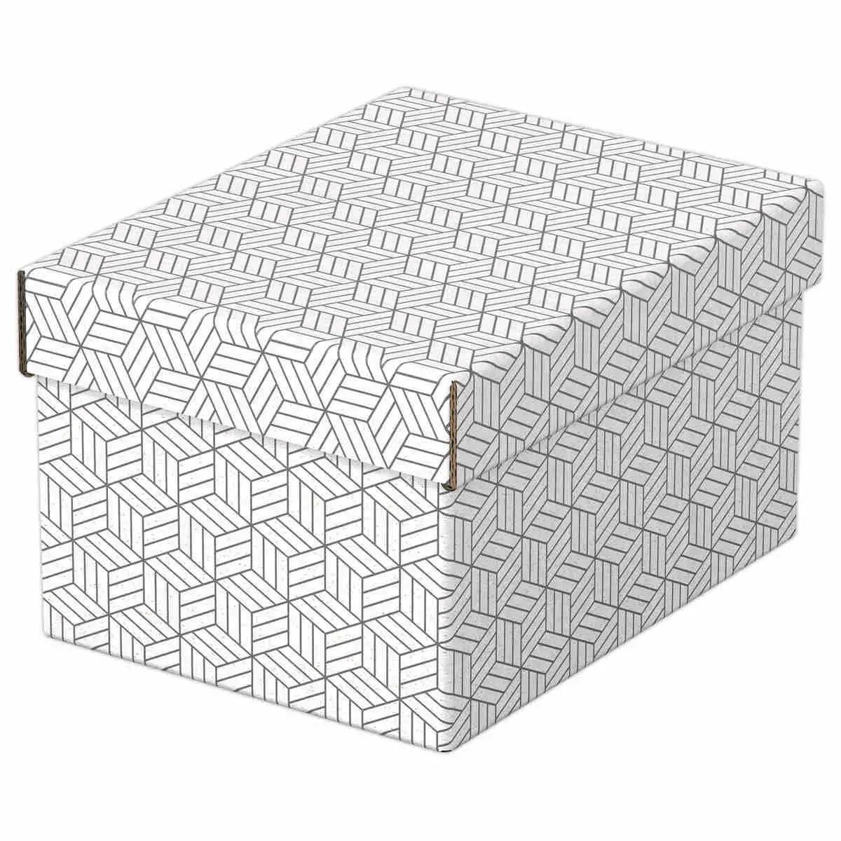 3 Boîtes de rangement Home - Taille S - Blanc - ESSELTE photo du produit