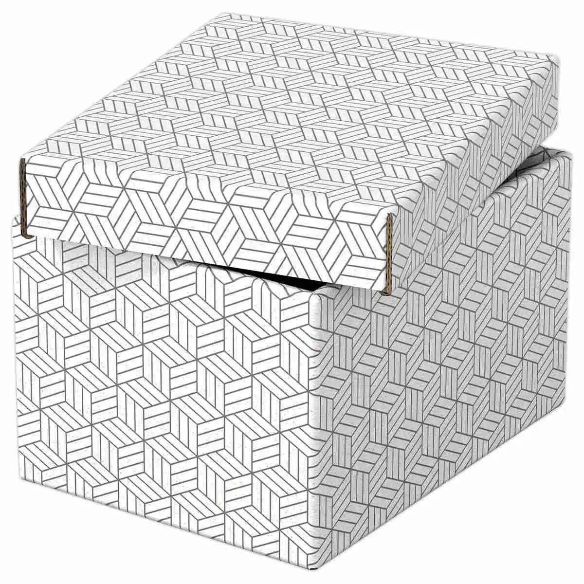 3 Boîtes de rangement Home - Taille S - Blanc - ESSELTE photo du produit