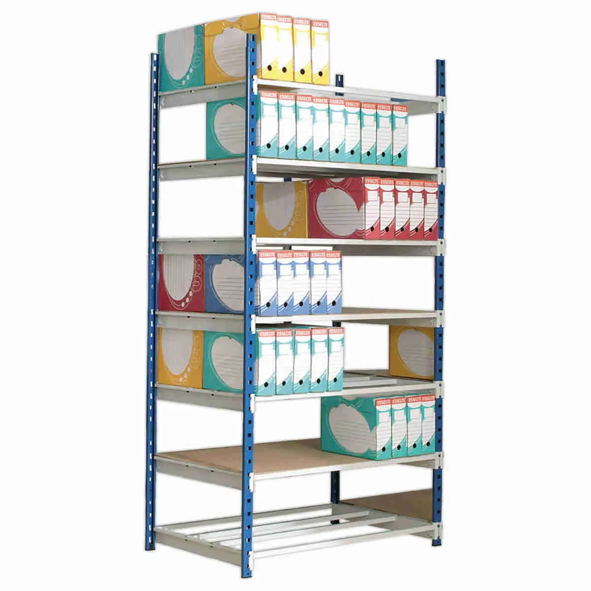 7 Plaques Isorel pour rayonnages - Dimensions : L 125 x P 70 cm photo du produit