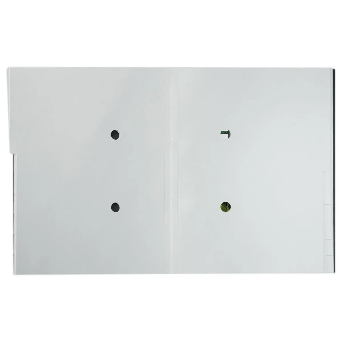 Trieur avec &eacute;lastiques 6 touches - 100% recycl&eacute; - Noir - Leitz photo du produit