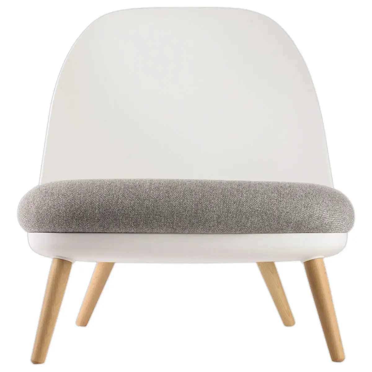 Fauteuil COCOON Blanc / Gris photo du produit
