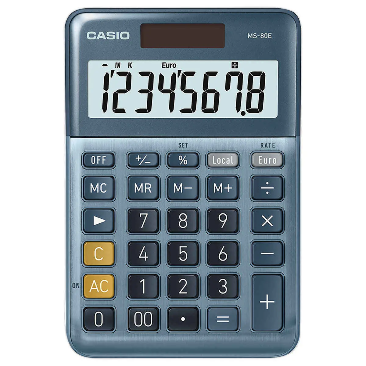 Calculatrice Casio MS80E solaire 8 chiffres photo du produit