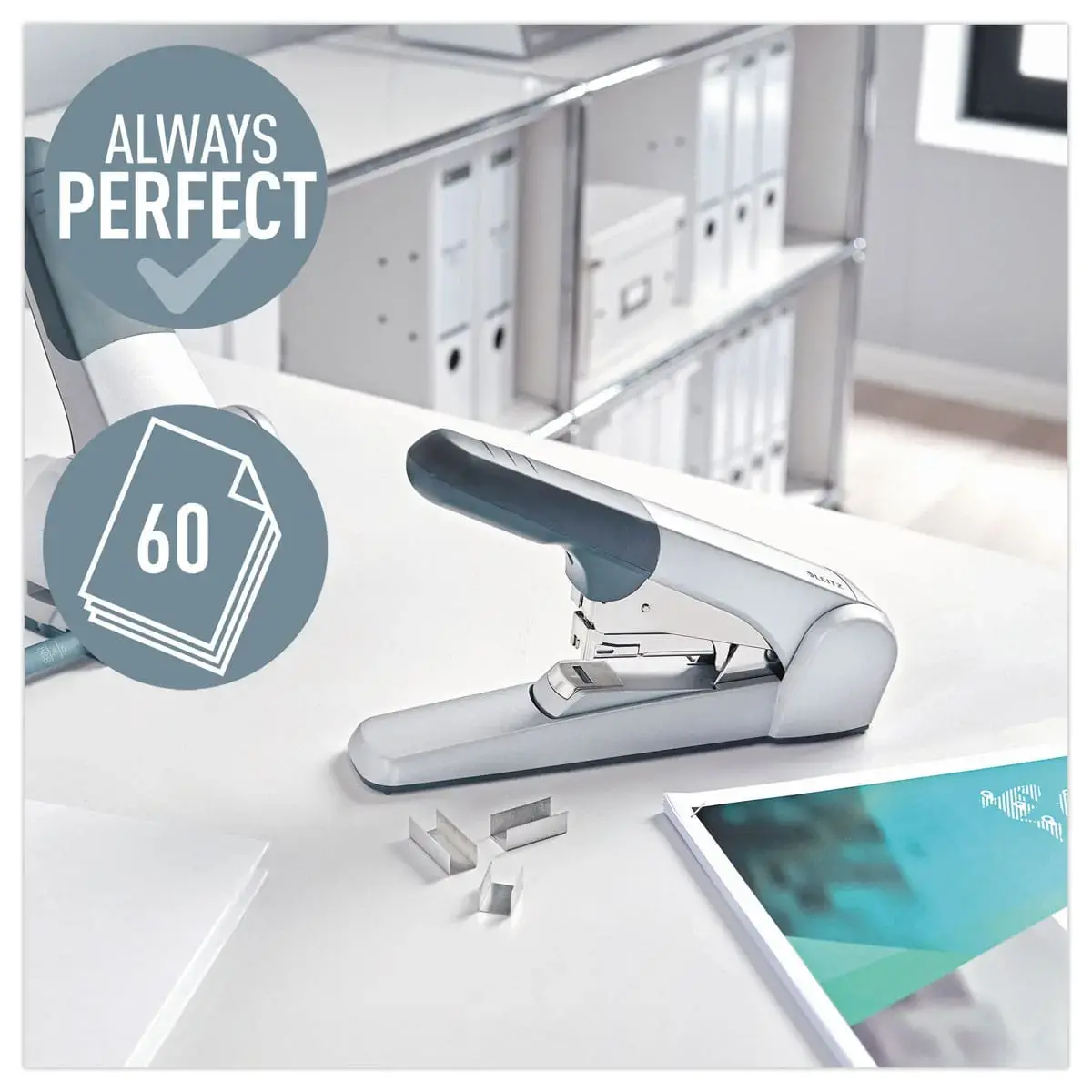 Agrafeuse 5552 - Grande capacité - 80 feuilles - LEITZ photo du produit