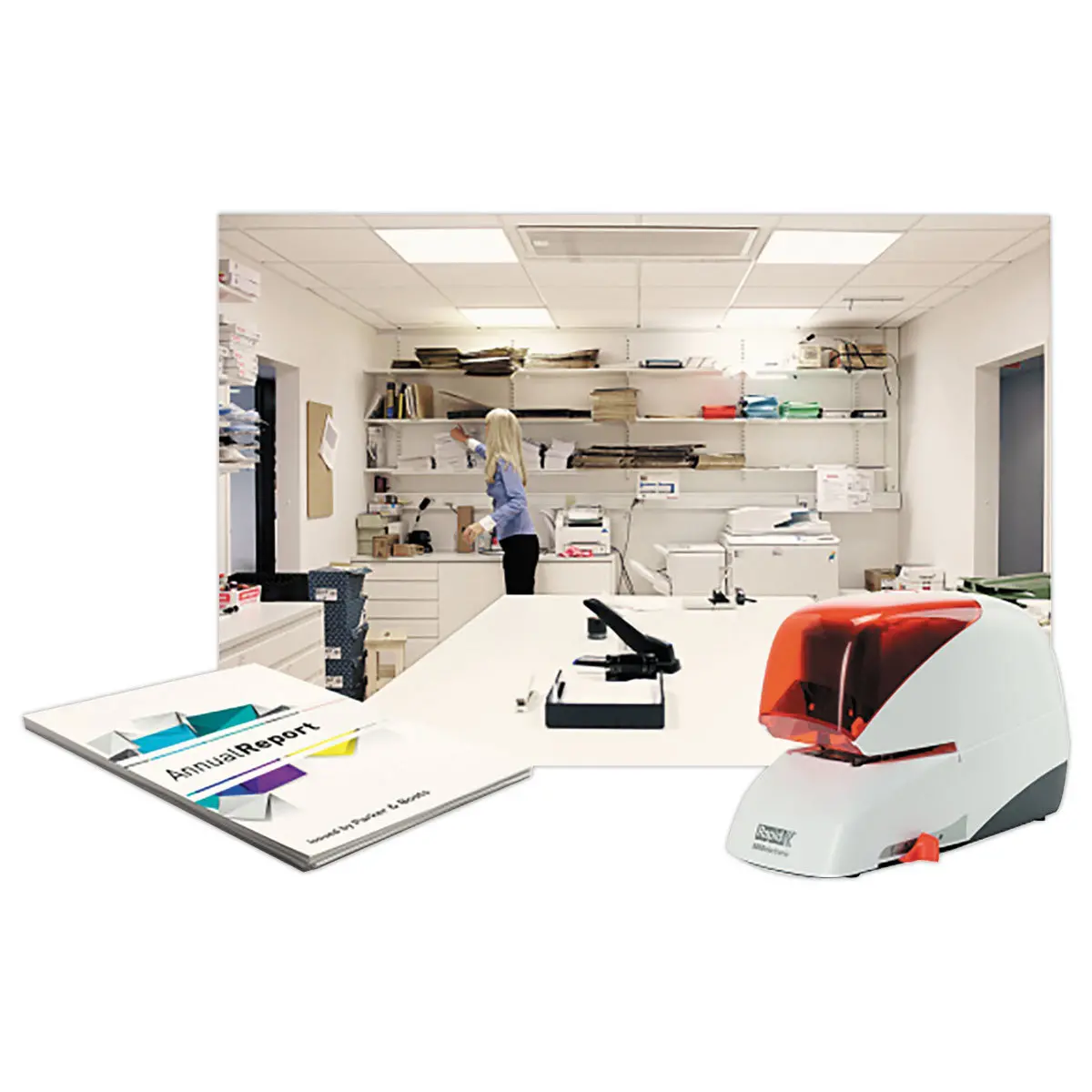 Agrafeuse électrique Rapid R5050e - 50 feuilles - RAPID photo du produit