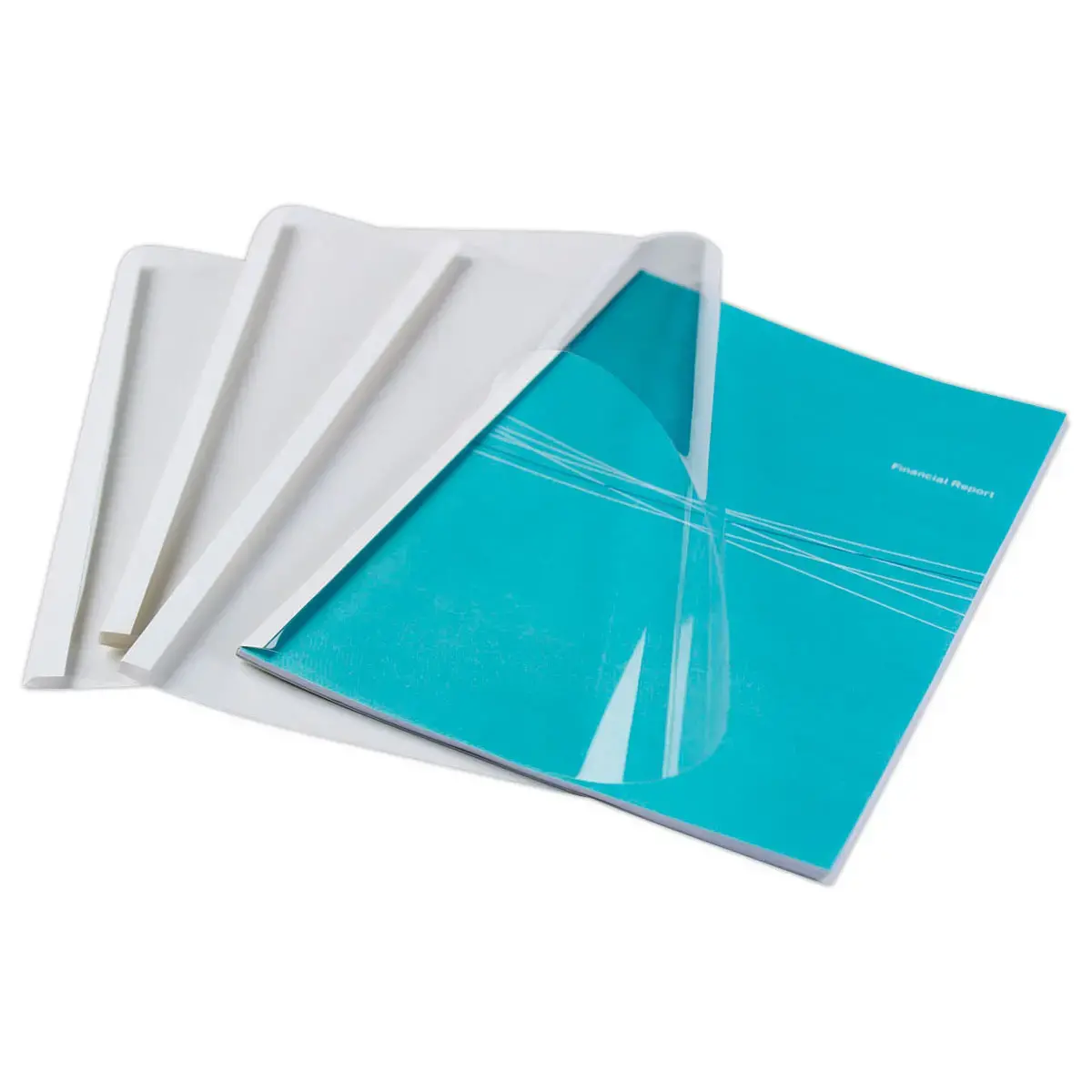 100 Chemises dos pré-encollé A4 - capacité : 1 à 12 feuilles photo du produit