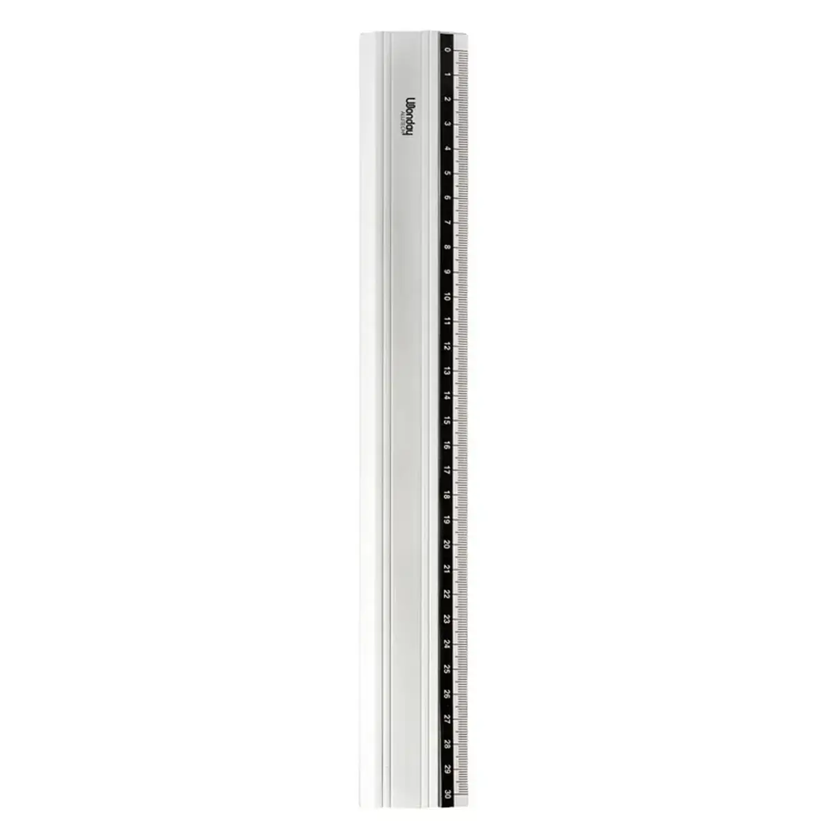 Règle plate aluminium - 30 cm - Wonday photo du produit