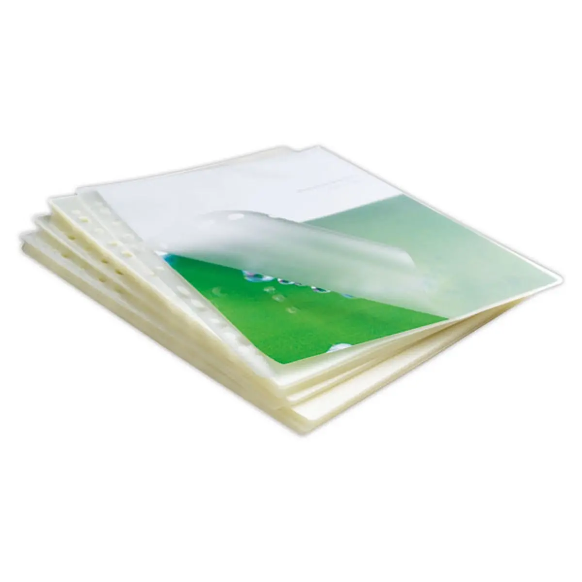 100 Pochettes de plastification perforées -A4  - FELLOWES photo du produit