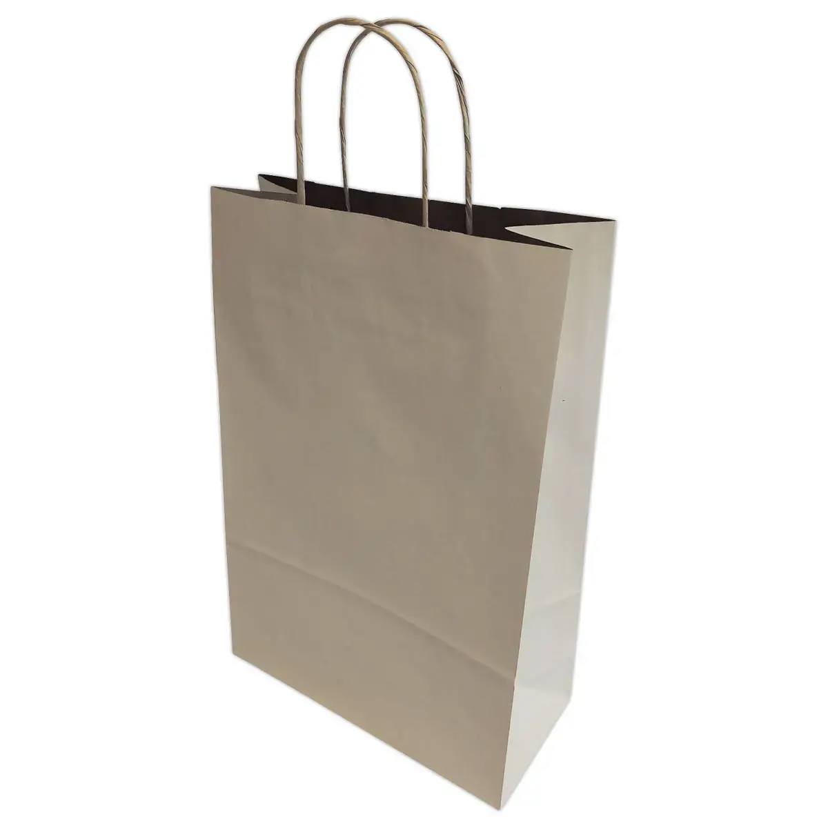 200 Sacs &agrave; poign&eacute;es torsad&eacute;es - 22 x 33 x 10 cm - Blanc - Bong photo du produit