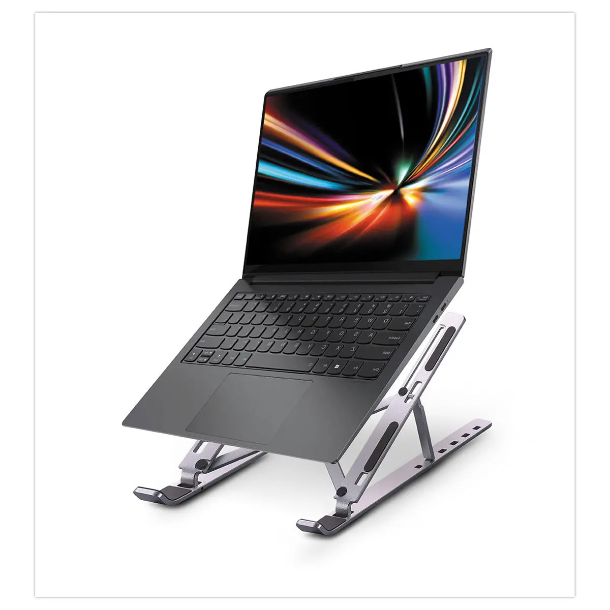 support ajustable pour ordinateur portable - rehausseur de pc portable  ergonomique - socle de notebook / tablette
