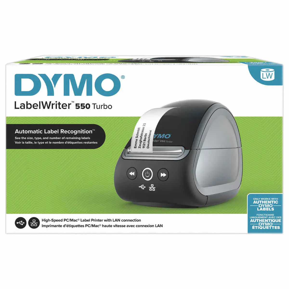 Imprimante d'étiquettes DYMO Label Writer LW550 Turbo photo du produit