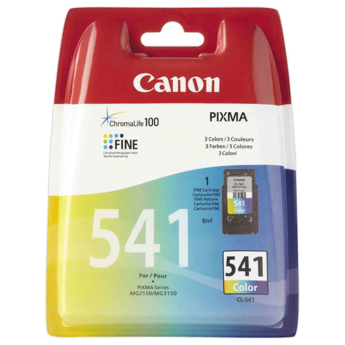 Cartouche CANON CL-541 3 couleurs cyan, magenta, jaune photo du produit