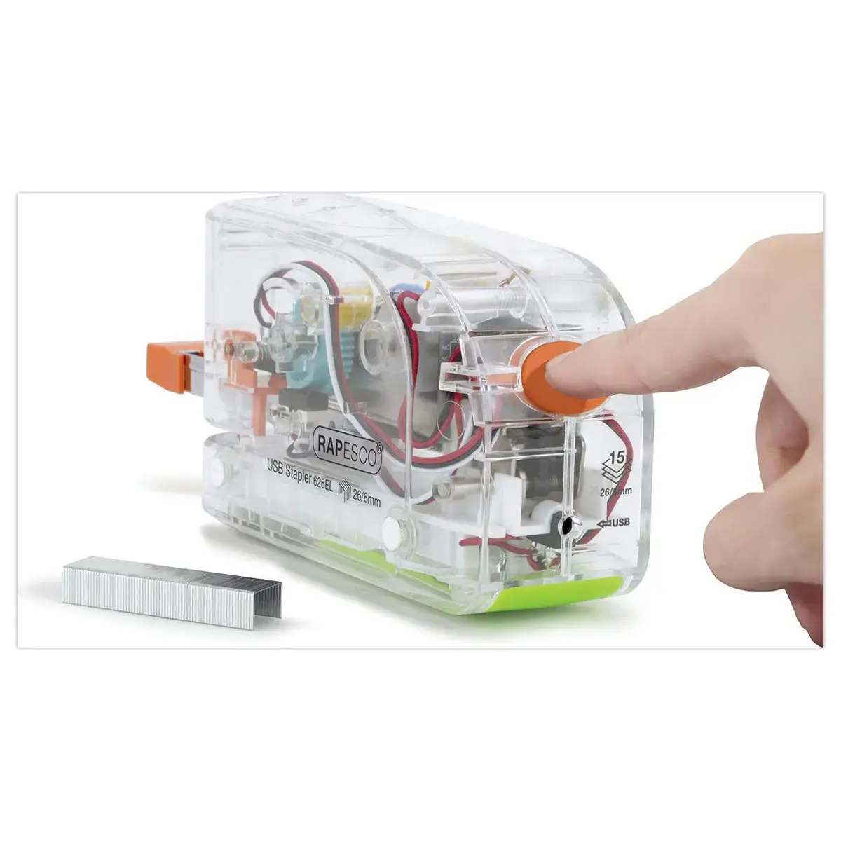 Agrafeuse électrique automatique - 15 feuilles - RAPESCO photo du produit