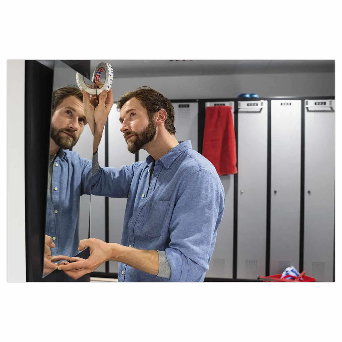 Ruban Fixer Objets Double-face miroir 1,5 m x 19 mm photo du produit