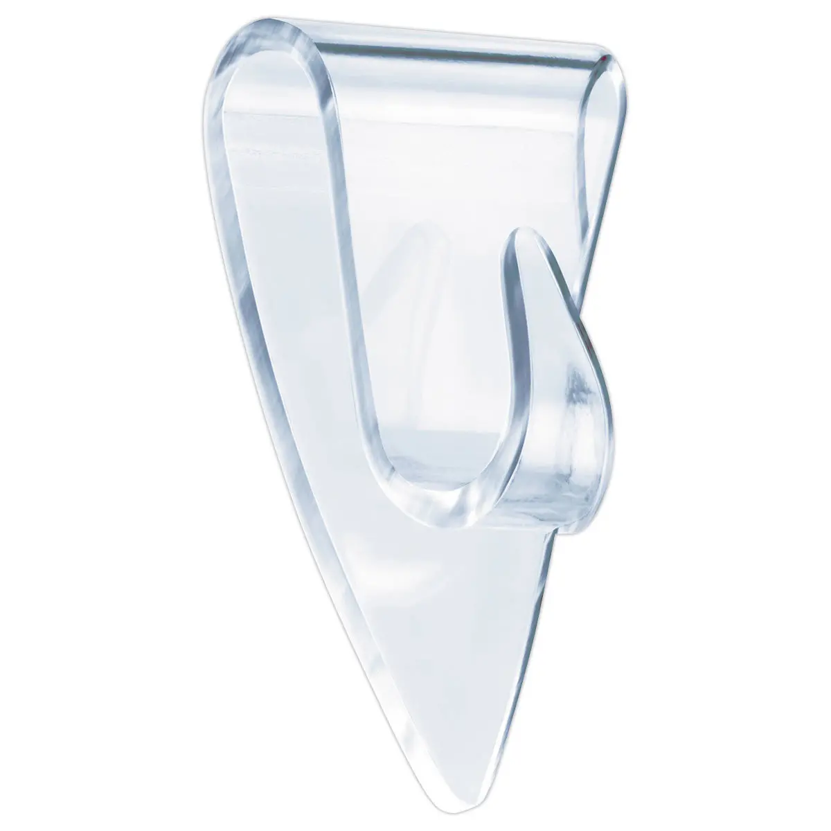 5 Crochets adhésifs 0,2kg surfaces transparentes photo du produit