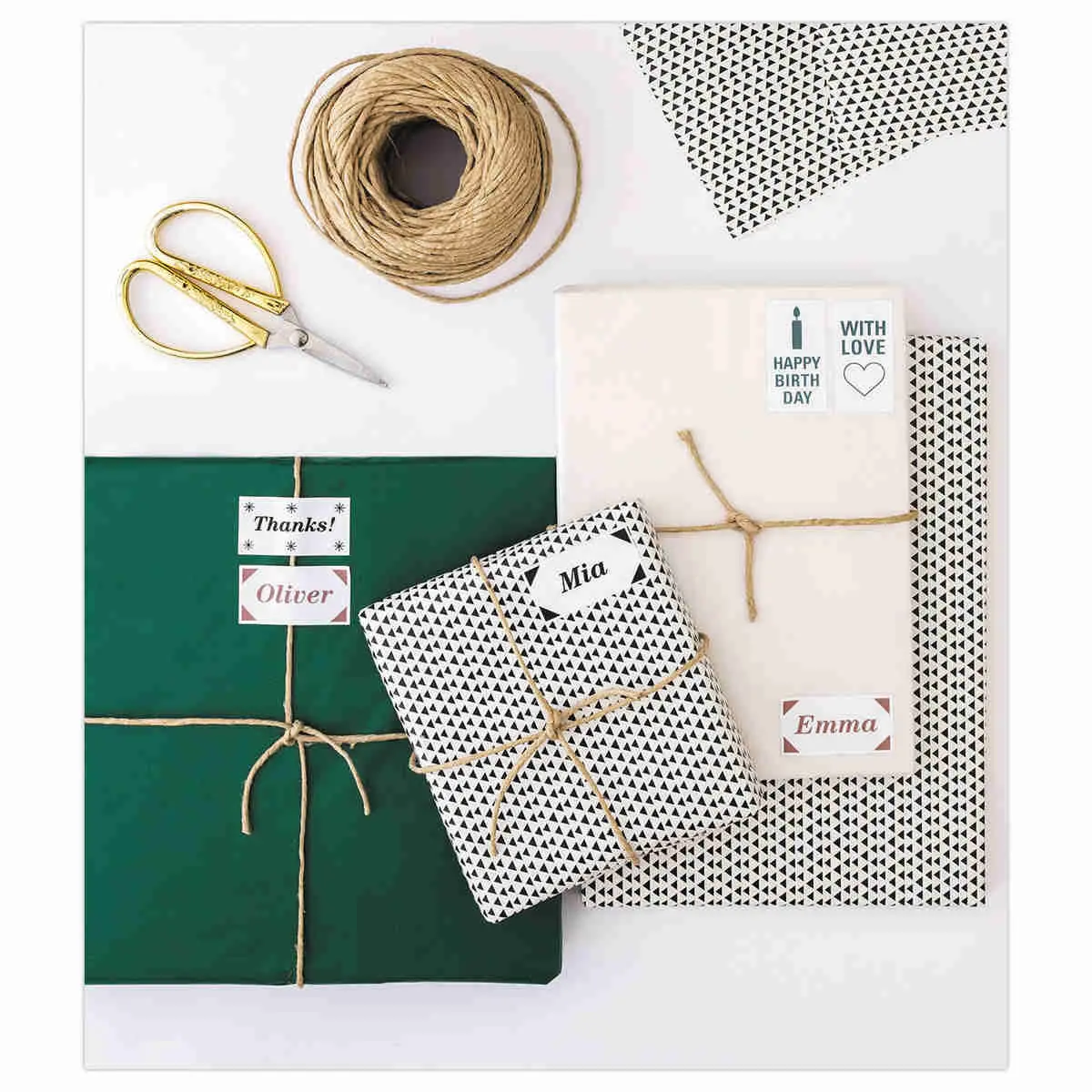 10 Feuilles A4 soit 440 étiquettes blanches coins carrés 48,5 x 25,4 mm photo du produit