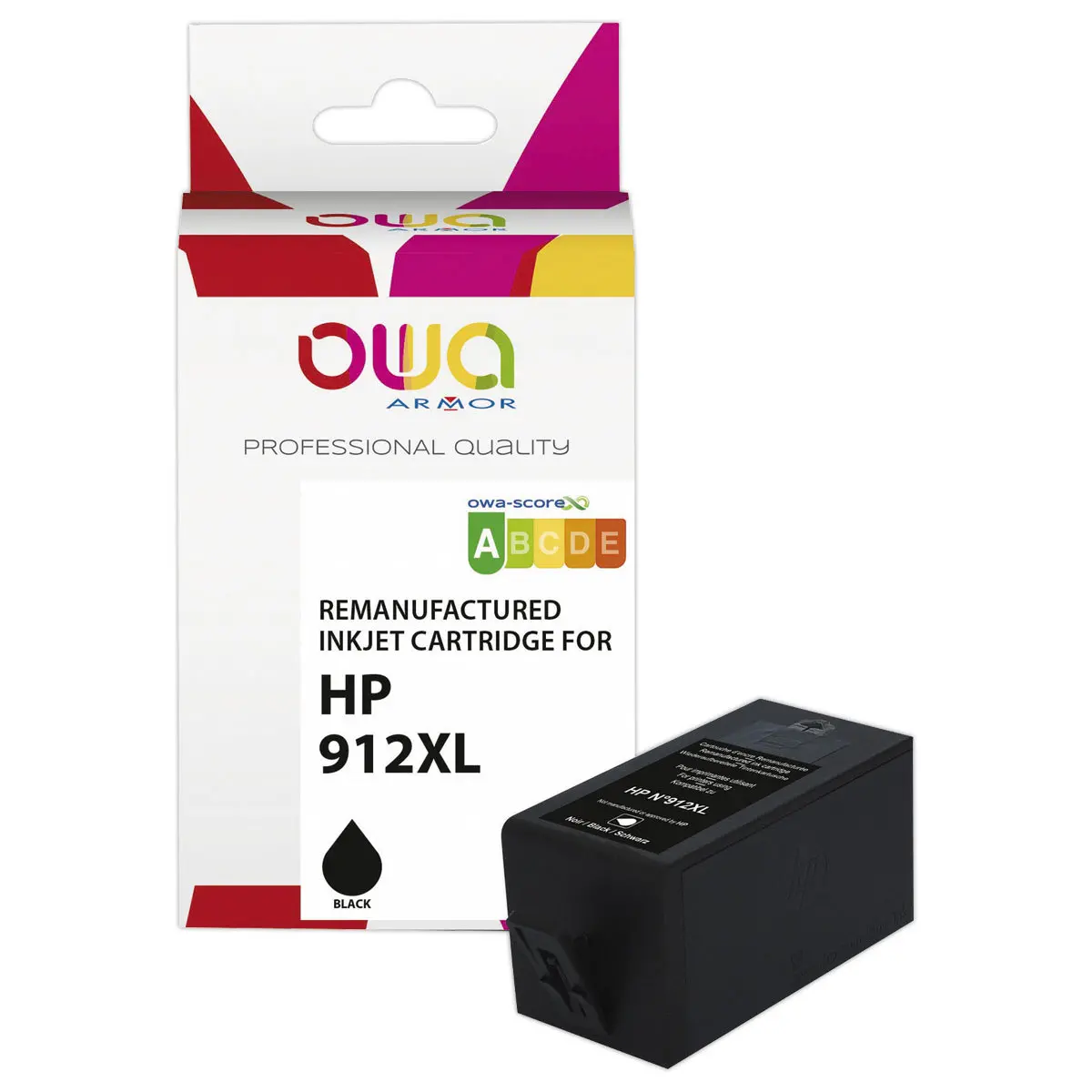 Cartouche éq. HP 3YL84AE - Haute capacité - Noir - OWA photo du produit