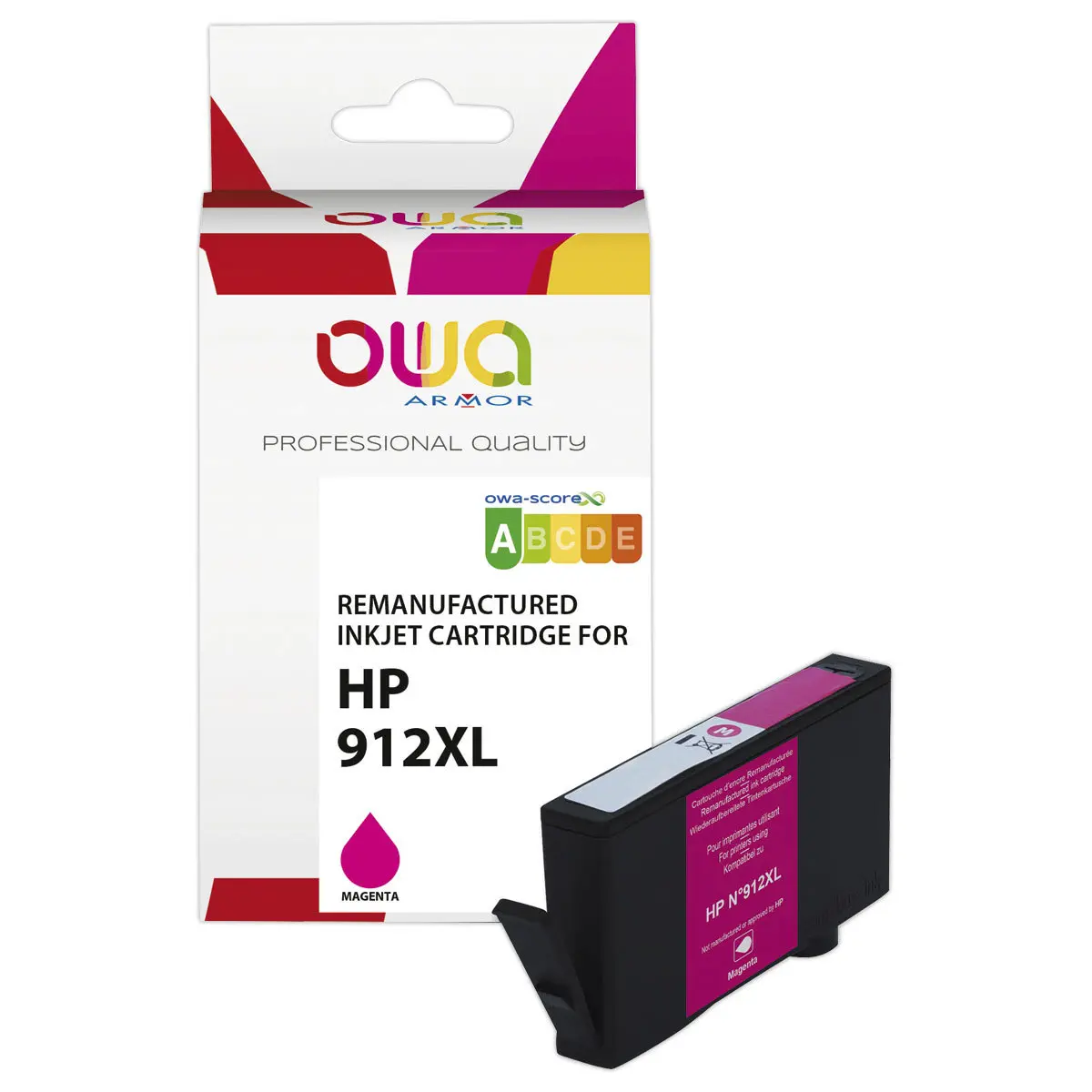 Cartouche éq. HP 3YL82AE - Haute capacité - Magenta - OWA photo du produit
