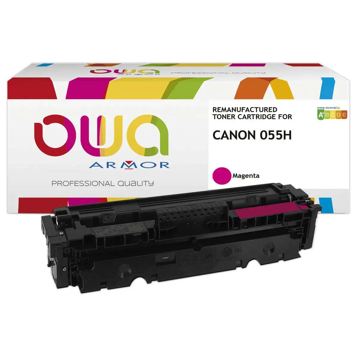 Toner éq. CANON 055H / T09M - Haute capacité - Magenta - OWA photo du produit