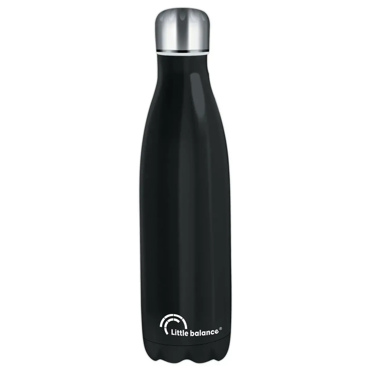 Bouteille isotherme inox 50 cl, coloris noir photo du produit