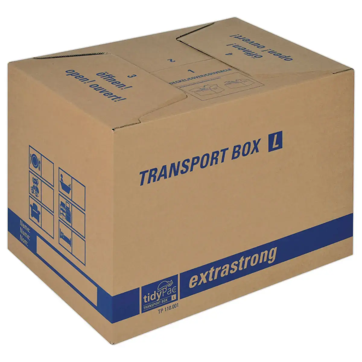 Caisses de transport double cannelure 500 x 350 x 355 photo du produit