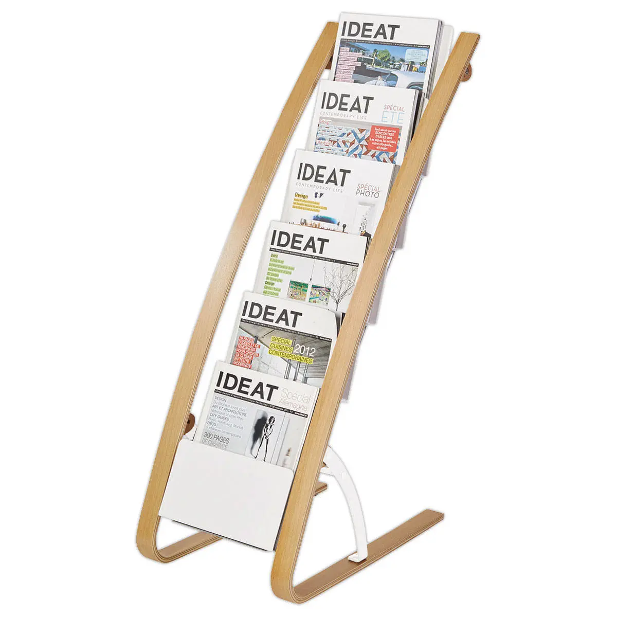 Présentoir de sol 6 compartiments photo du produit