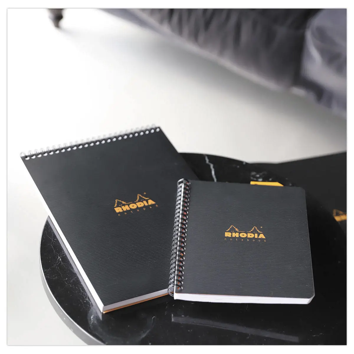 Cahier polypropyl&egrave;ne - 160 pages A5+ 5x5 - Rhodia photo du produit