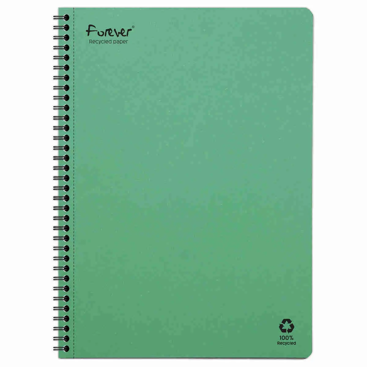 Cahier recyclé à spirales - A4 - 5x5 - FOREVER photo du produit