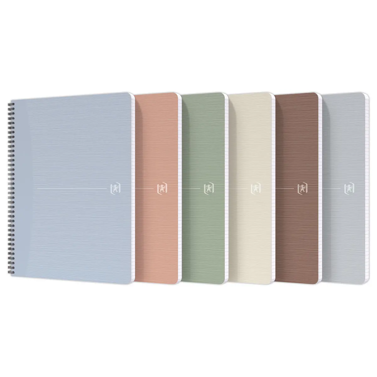 Cahier recyclé à spirales 100 pages 90gr A4 5x5. photo du produit