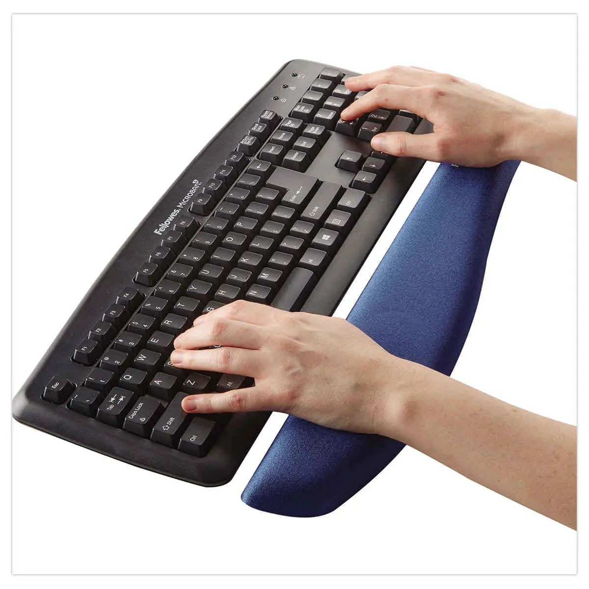 Repose-poignets clavier plushtouch microban bleu photo du produit