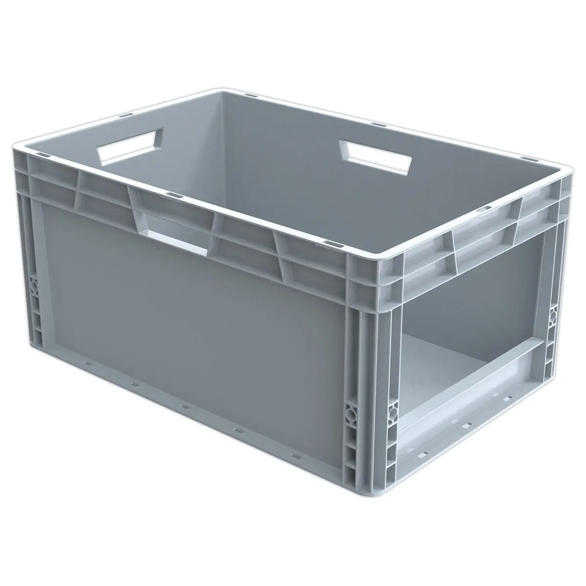 Bac picking avec ouverture large gris 55L photo du produit