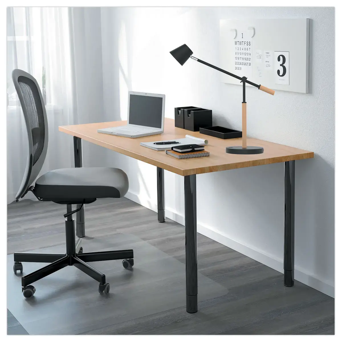 Lampe de bureau VICKY – Noir - Unilux photo du produit