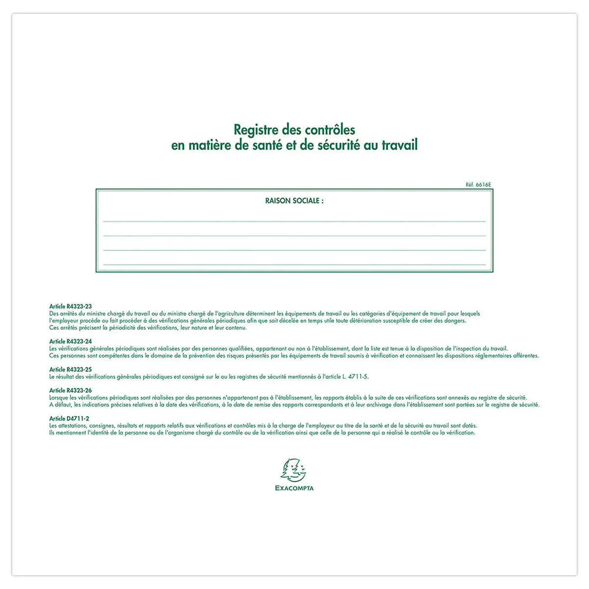 Piqûre des contrôles de sécurité - 24x32 cm - 20 pages photo du produit