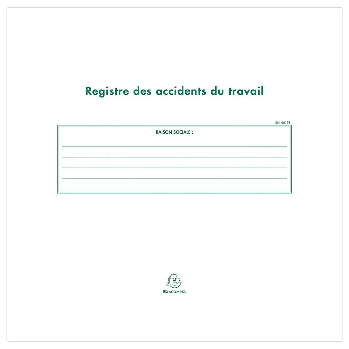 Piqûre accident du travail - 24x32 cm - 20 pages photo du produit