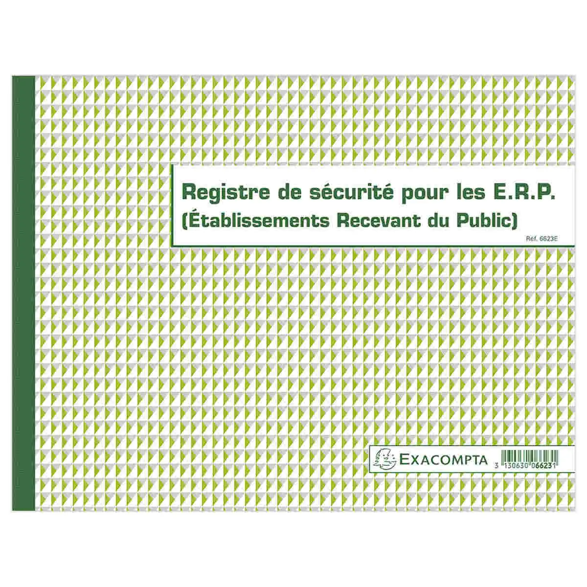 Registre de sécurité pour les ERP - 24x32 cm - EXACOMPTA photo du produit