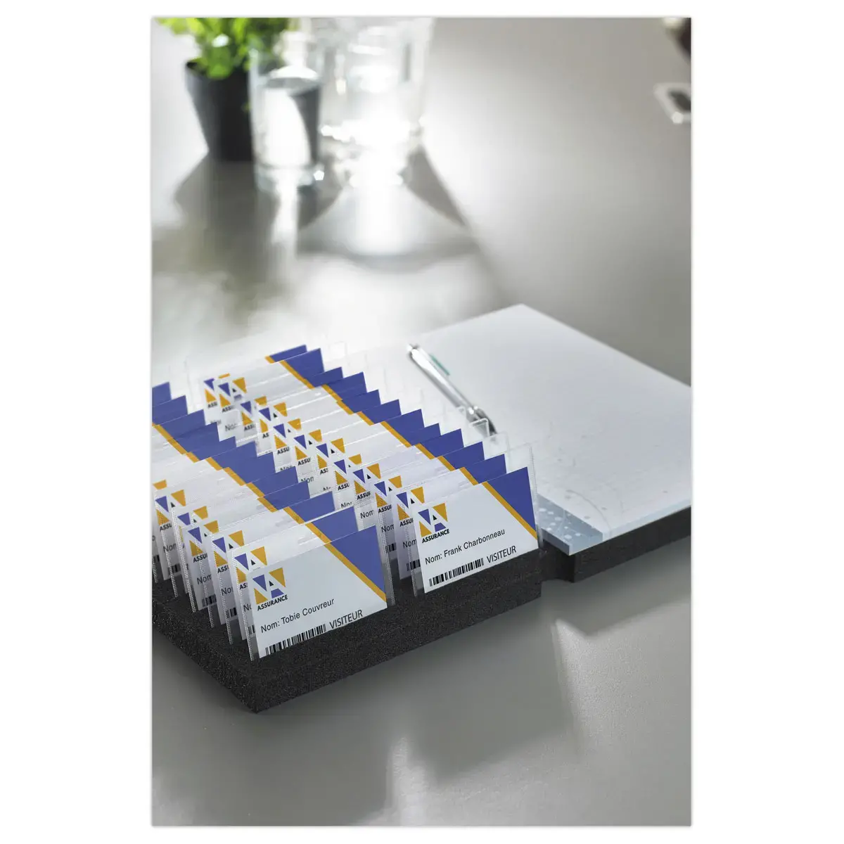 20 Pochettes pour badges - 9 x 6 cm - Avery photo du produit