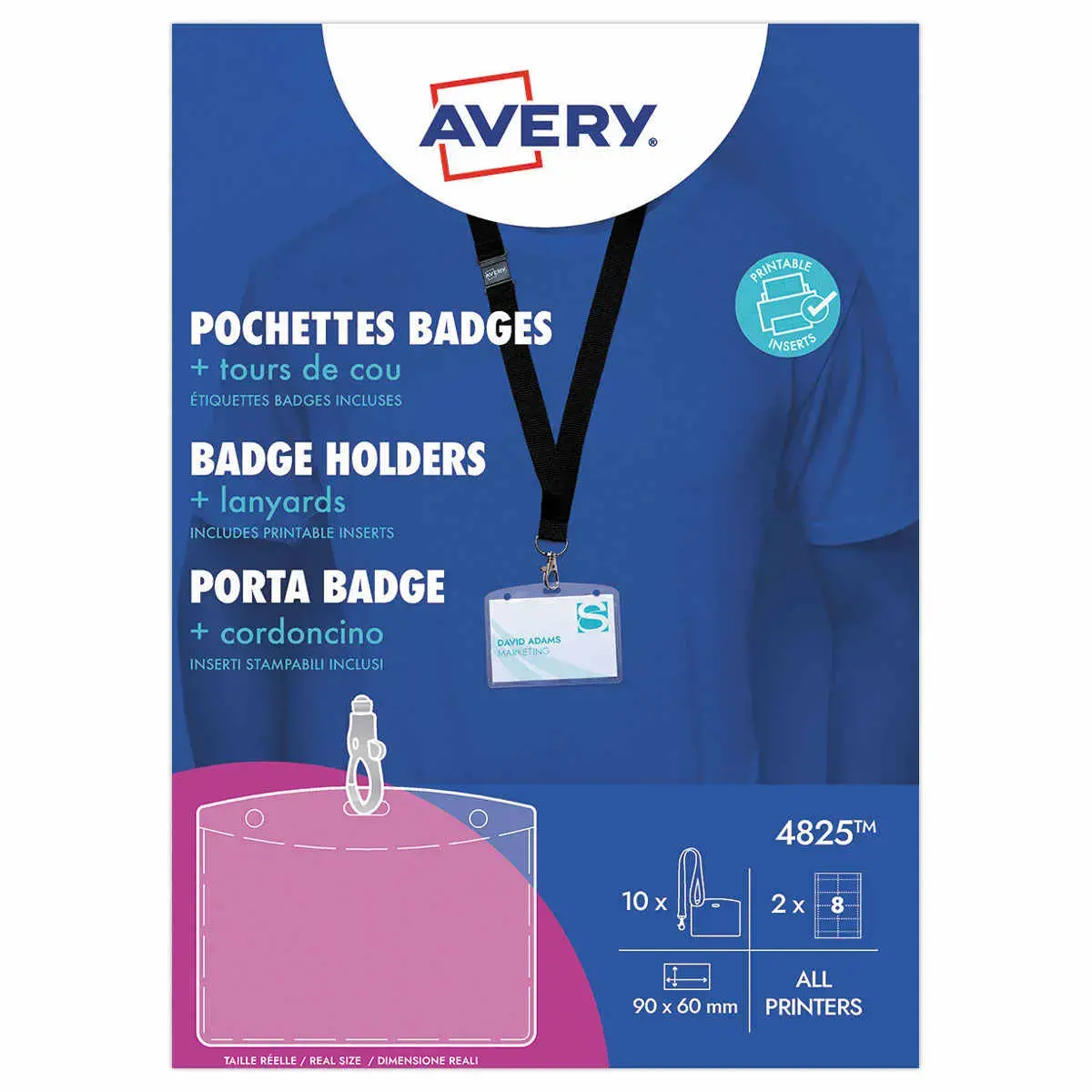 10 Porte-noms avec lacets textile noirs 9x 6 cm photo du produit