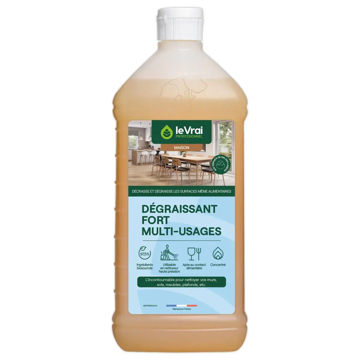 Dégraissant fort Le Vrai Professionnelflacon de 1 L photo du produit