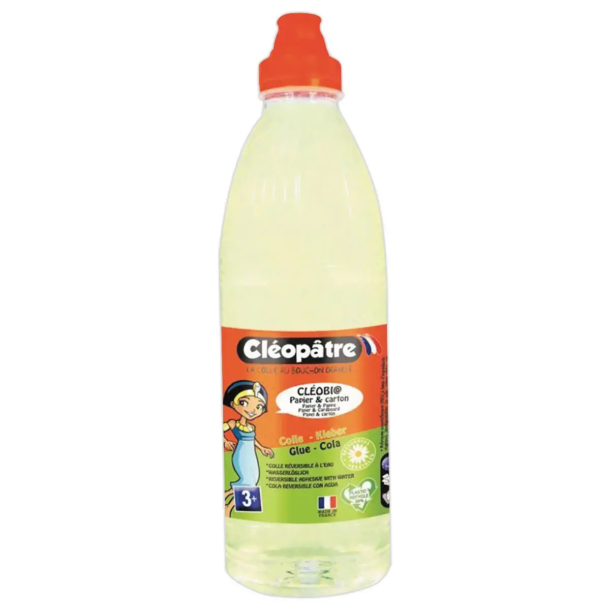 Colle liquide lavable à l'eau - 1 kg - Bleu - Cléopâtre photo du produit