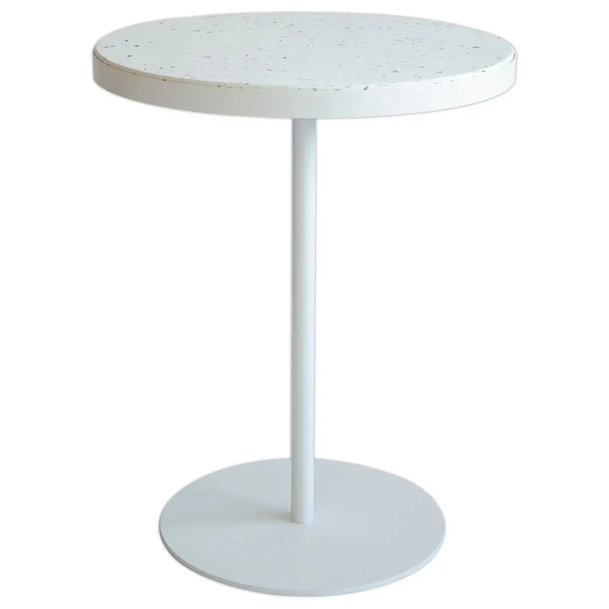 Table haute H110 recycl&eacute;e MAHAUT  &oslash;64mm d&eacute;cor FLOREAL photo du produit