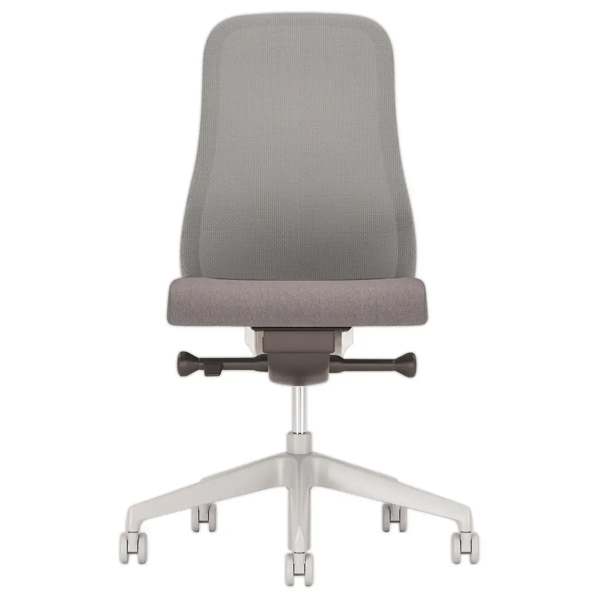 Siège SOULY synchrone - Avec accotoirs - Dos résille - Gris photo du produit