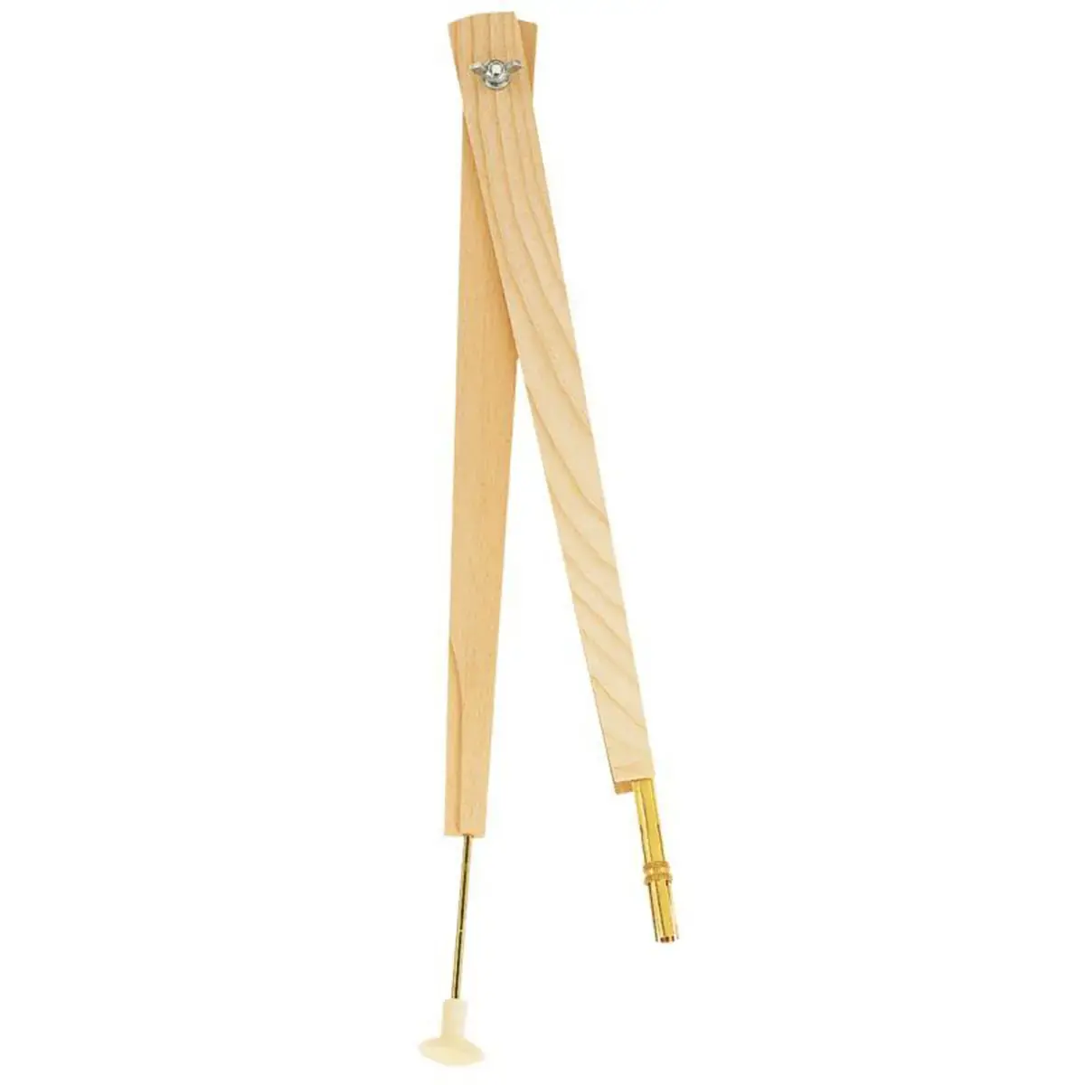 Compas à craie en bois avec ventouse - Pour tableau noir - 40 cm - Wonday photo du produit