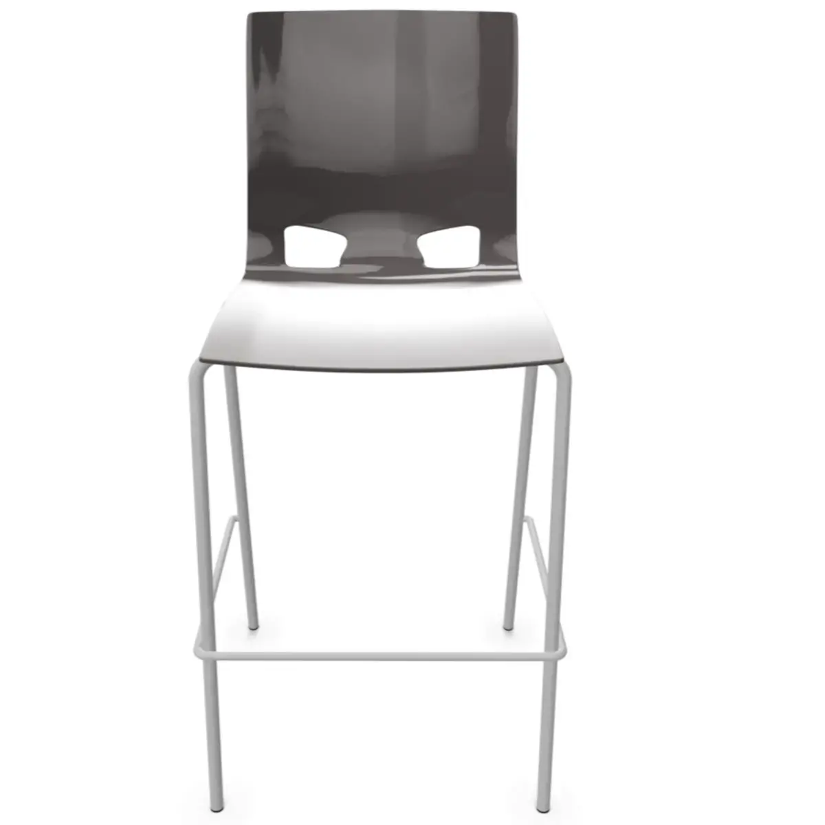 Tabouret haut FONDO HOCKER polypropyl&egrave;ne gris photo du produit