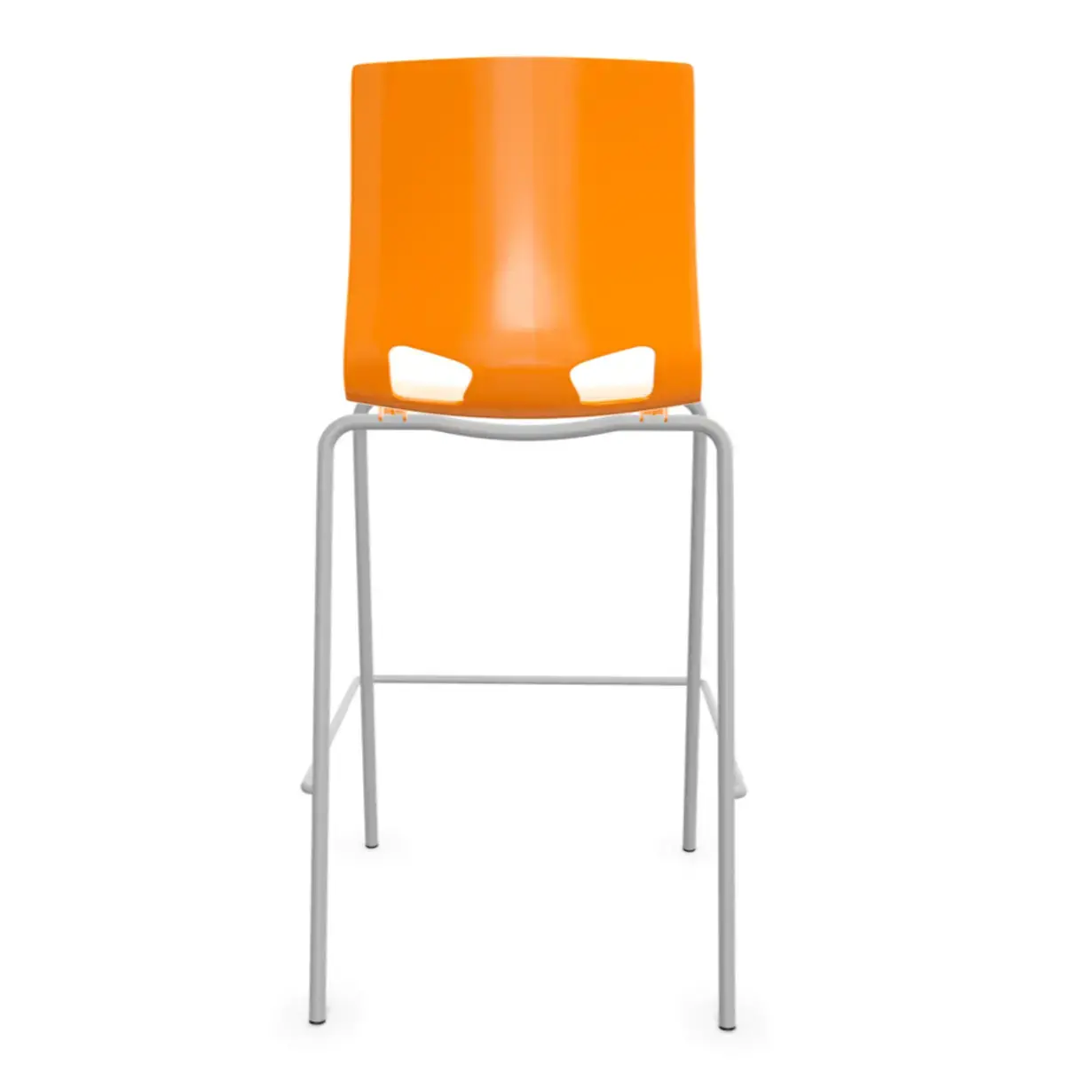 Tabouret haut FONDO HOCKER polypropylène orange photo du produit